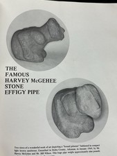 Redskin 1972, Effigy Pipe Birdstone Bannerstone Dovetail Historic Stone Bible