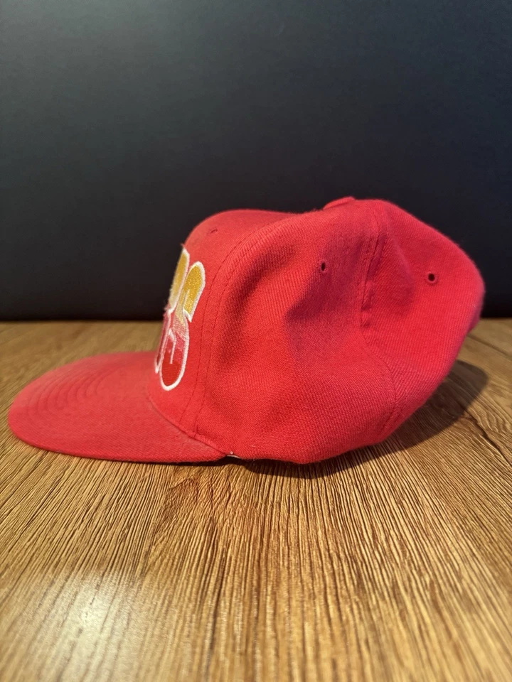 Sombrero De Colección San Francisco 49ers Lana SnapBack Aguja Americana Bloque Logo Degradado Foto 3 de 4