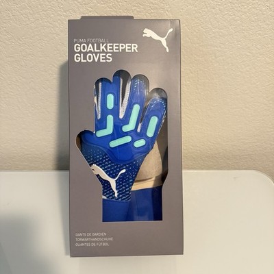 Puma FUTURE Pro Hybrid EDERSON Goalkeeper Gloves Mens  Size 7 Blue White