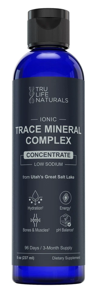 Complejo de minerales traza - 72+ minerales iónicos de Great Salt Lake/suministro para 3 meses Foto 2 de 4