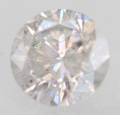 0.57 Carat G Color Round Brilliant Natural Enhanced MINED Diamond 5.27mm VIDEO