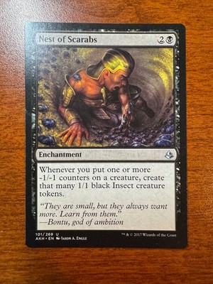 MTG Magic the Gathering Nest of Scarabs (101/347) Amonkhet LP