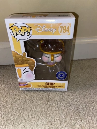 Funko POP Disney Beauty & The Beast Chip #794 Vinyl Figure Exclusive