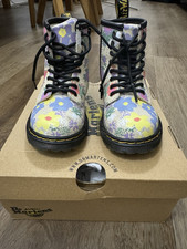Dr. Martens Damen Stiefeletten Leder floral m...