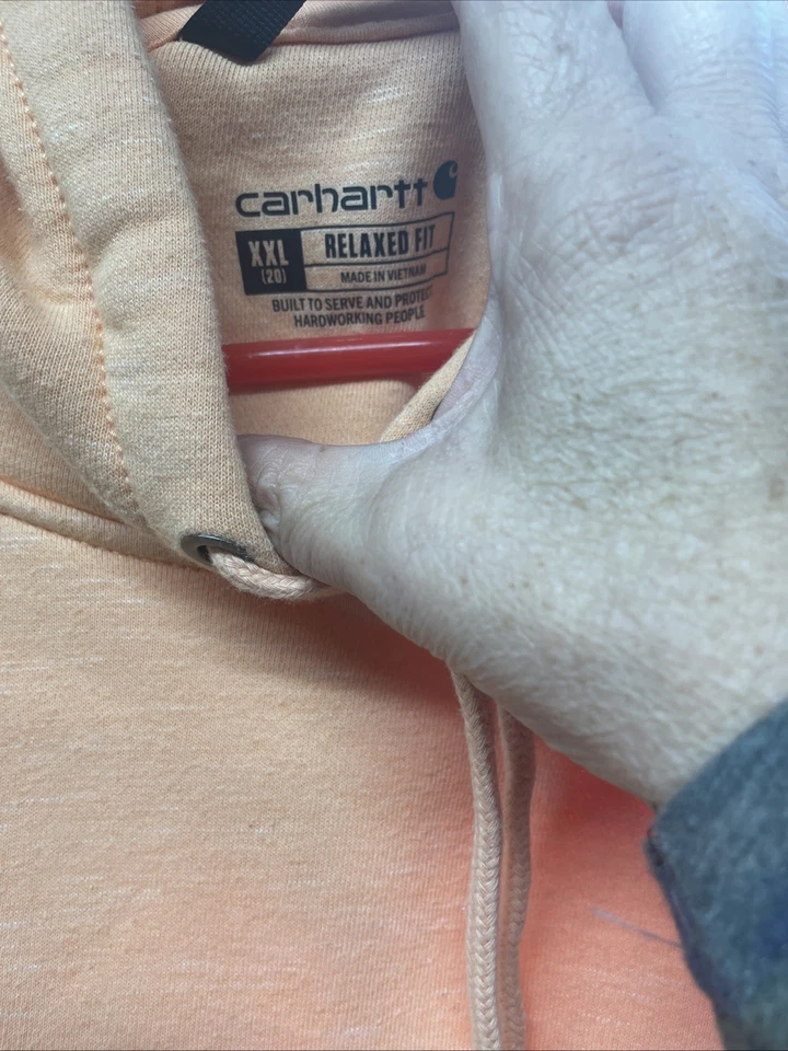 Carhartt Sudadera con Capucha Mujer 2 XL 20w Melocotón Sudadera con Capucha Foto 3 de 4