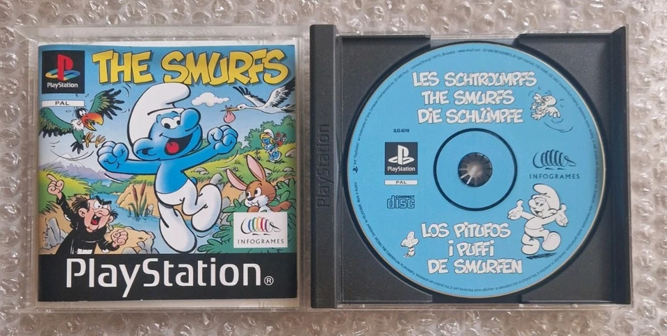 The Smurfs - PS1 PAL Complete VGC - Image 3 of 4
