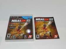 NBA 2K12 Sony PlayStation 3 PS3 Game of the year Edition Case Manual Only
