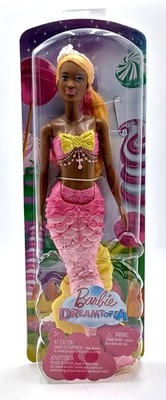 2017 Dreamtopia Barbie Puppe African-American Sirene Mermaid / Mattel FJC91 NrfB