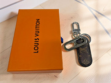 Louis Vuitton tab-style Key Holder Bag Charm W/Bag Box IN USA