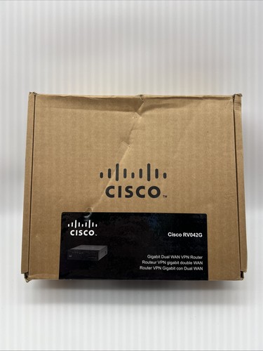 NEW OPEN BOX Cisco RV042G Gigabit Dual WAN VPN Router SEALED (D9) | eBay