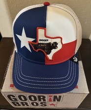 NWT Goorin Bros The Farm Trucker Hat - BIGGER IN TEXAS - BIGGER