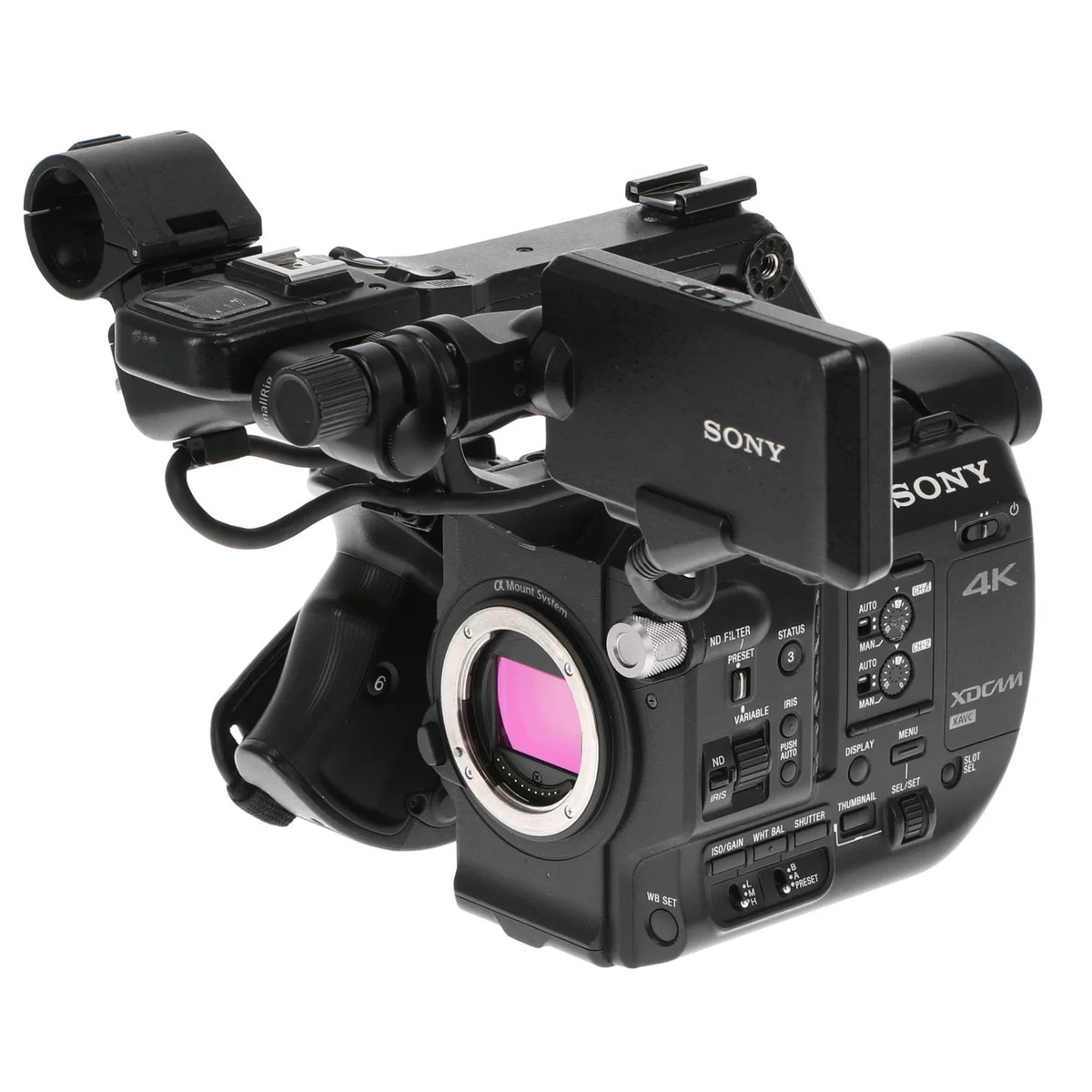 PXW-FS5K XDCAMメモリーカムコーダー レンズ SELP18105 SONY PXW-FS5K XDCAM Memory Camcorder W/ SELP18105G 1870h Ver