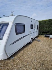 2008 Swift Charisma 540 5-Berth Caravan. Rear dinette / bunks.