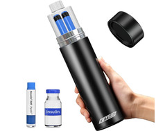 48H Insulin Pens Cooler Travel Case TSA Approved Diabetic Medicine Black