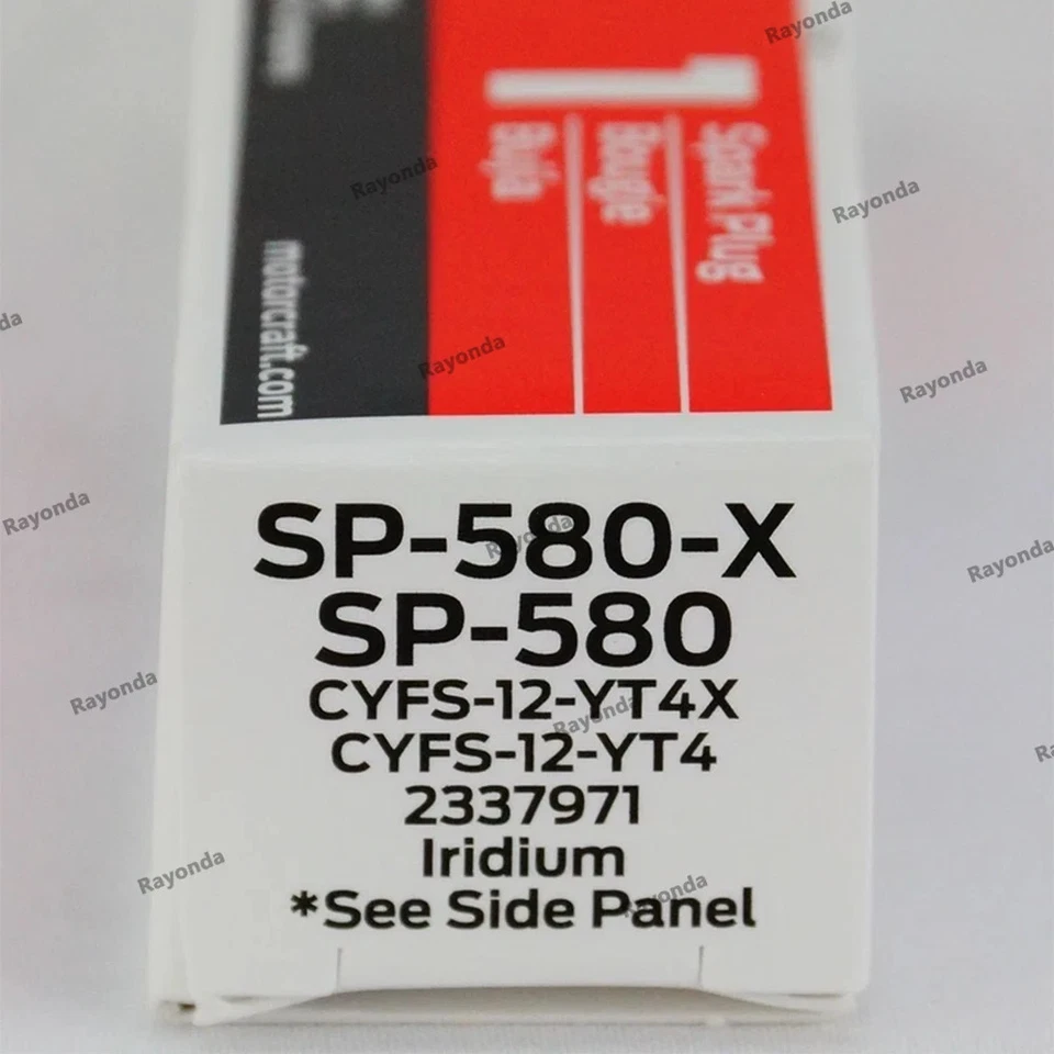 Paquete de 6 - Bujías de iridio originales OEM Motorcraft SP534 SP580 SP580X CYFS12YT4X Foto 2 de 4