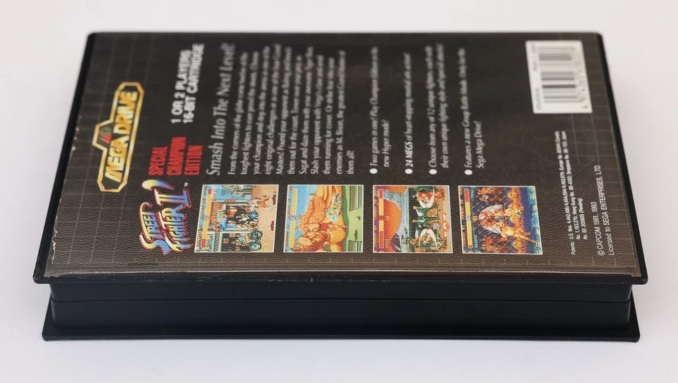 Street Fighter II Special Champion Edition Sega Mega Drive Asian Gold Logo NTSC - Image 4 of 4