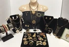 Vintage Gold Toned Jewelry Lot