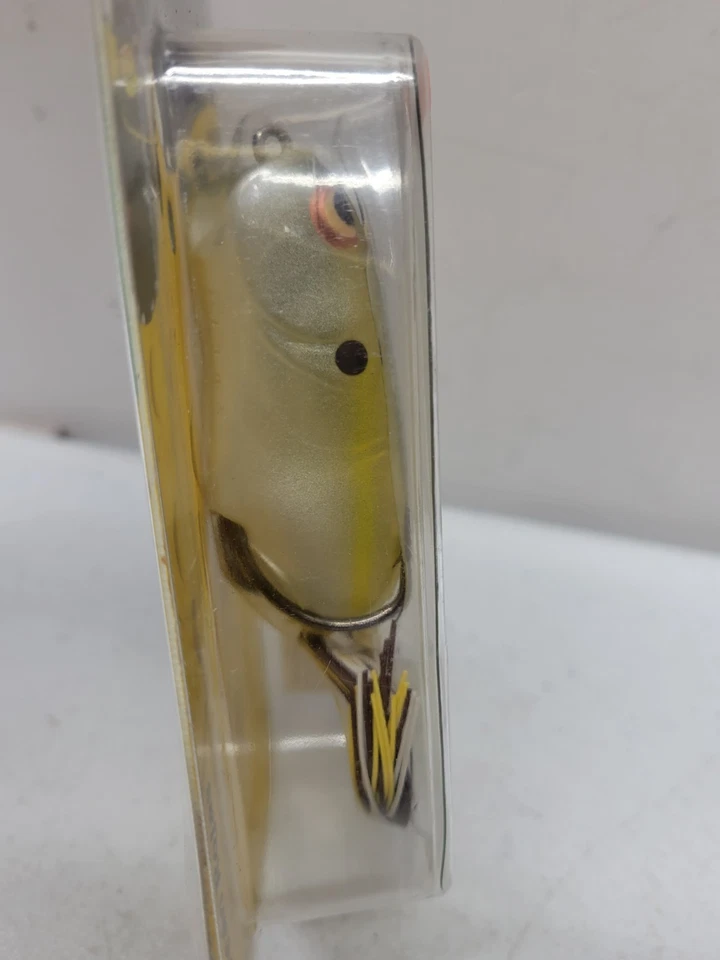 Spro Frog Bronzeye Spit Shad 60 #27 Clear Chartreuse 1/2oz NEW - Image 3 of 4