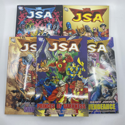 JSA Volumes 2, 3, 6, 7, & 10 DC Comics Johns, Goyer, Sadowski Paperbacks VF