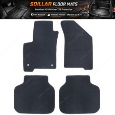 For 2009-2020 Dodge Journey Se Sxt Rt Velour Floor Mats Carpet Anti-slip Black