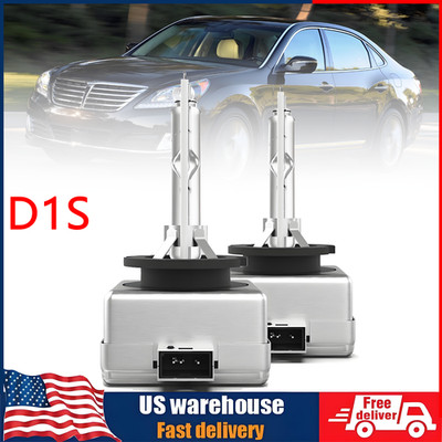 6000K Diamond White HID Xenon Headlight Bulb for Hyundai Equus 2016 Low Beam x2