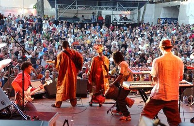 Amadou and Mariam perform Caribana Festival Geneva Switzerland Jun- Old Photo