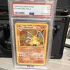 Pokémon TCG Charizard 4/102 Base Set Holo Unlimited PSA 1 English 1999