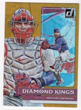 Willson Contreras 2022 Panini Donruss Diamond Kings Orange Foil Parallel #24