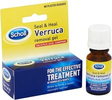 Scholl Seal and Heal Verruca Wart Removal Gel 10 ml (Pack of 1), Mix