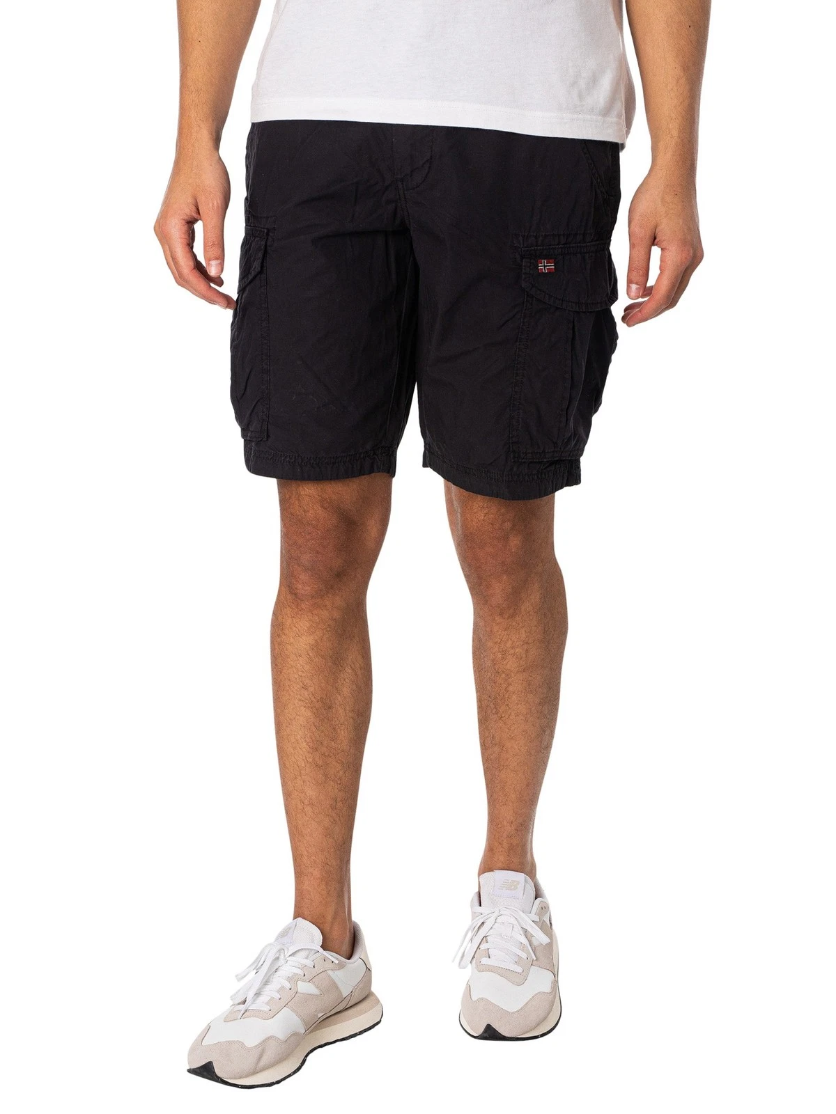 Napapijri Men's Noto 2.0 Cargo Shorts, Black