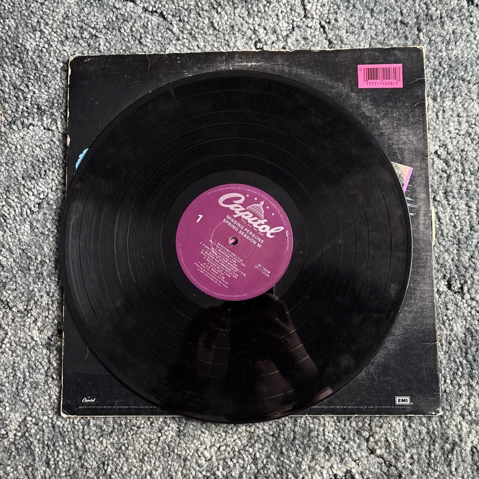 Missing Persons Spring Session M Capitol 1982 Vintage Vinyl LP ST-12228 Foto 3 de 4