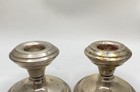 National Silver Co Weighted Sterling Silver Candlesticks Pair 2pc Set Vintage — photo 4