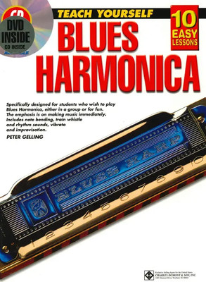 Peter Gelling | Learn To Play Blues Harmonica | 10 Easy Lessons | Buch + CD