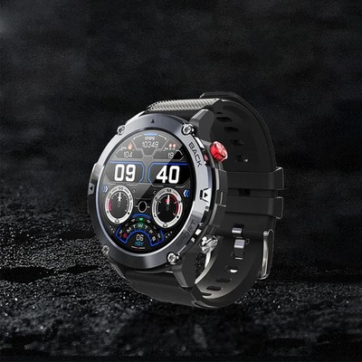 ZE Active Military Grade Smartwatch   Rugged Waterproof Bluetooth