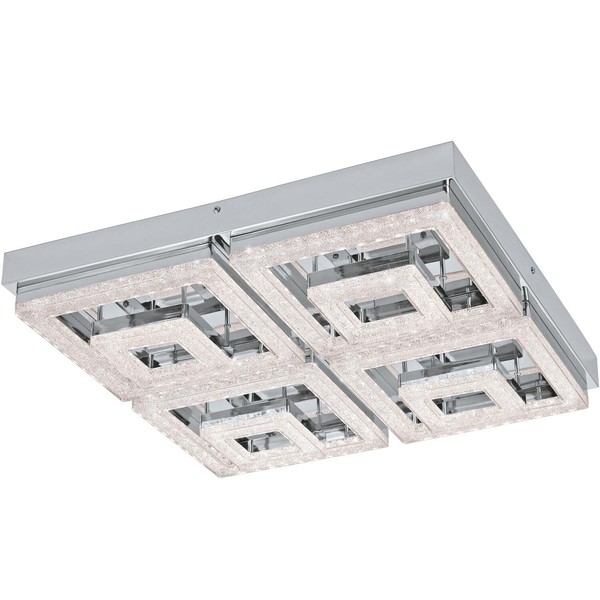 Chrom Durchsichtig Glamour Moderne Deckenlampe Deckenleuchte 5000LM-image