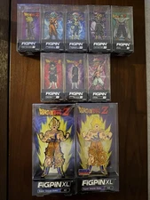 Dragon Ball Z FigPin & FigPin XL Lot – Super Saiyan Goku, Broly, Goku Black etc