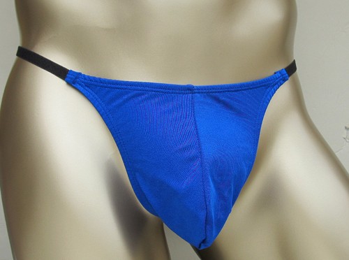 K105 Mens Sexy String Thong Contoured Posing Pouch - Picture 2 of 13