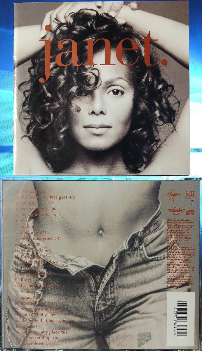 Janet Jackson - Janet. (CD, 1993, Virgin Records, USA Janet Jackson - Janet. (CD, 1993, Virgin Records, USA