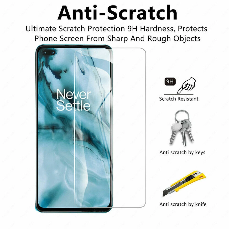 For OnePlus 10T 10R Nord 2 3 N30 N20 N300 CE 2 3 Tempered Glass Screen Protector - Image 2 of 4