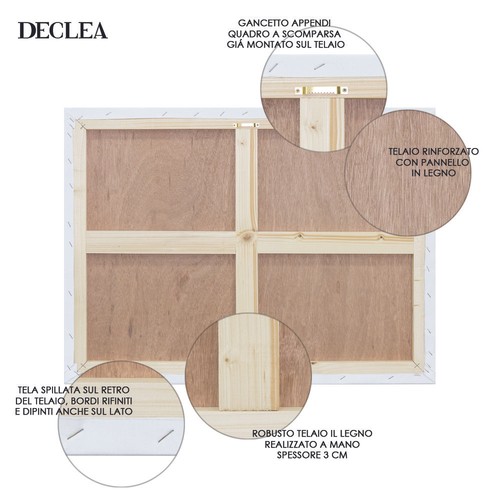Quadro moderno per bambini Luna - ideale per la cameretta nascita regalo Declea - Imagen 7 de 9
