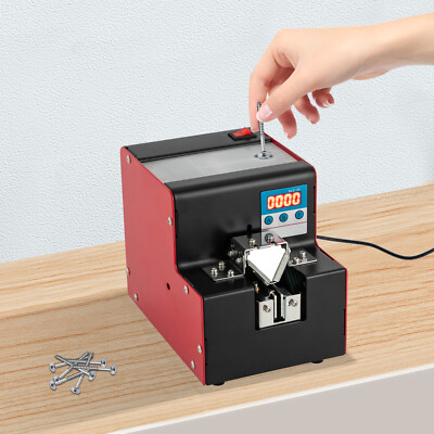 Automatic Screw Feeder Machine Adjustable Rail For 0.04''-0.2'' Dia. 0.79'' length.