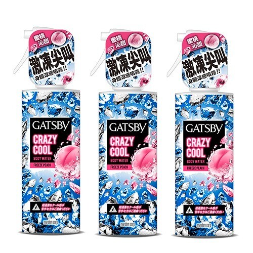 GATSBY Crazy Cool Body Water Ice Ocean Freeze Peach 170ml x 3 | eBay