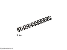 Wolff Reduced Power Striker Firing Pin Spring 5lb 17 19 22 23 26 27 34 35