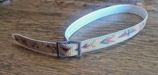 Rare Mid Century Faux Beaded Native American THUNDERBIRD Plastic Belt 29 L