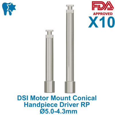 10x DSI Motor Mount Handpiece Driver For Conical Connection Implant RP Ø5.0-4.3