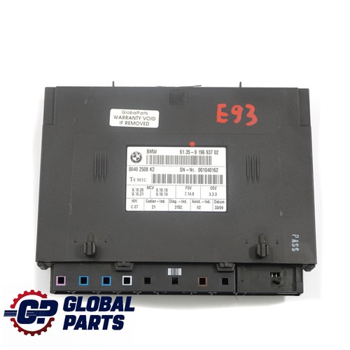 BMW E93 Sitzmodul Steuergerät Modul ECU 9196937 FSV 7.10.0