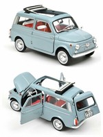 Fiat 500 Giardiniera 1964 Cenere Blau Norev 187726 1:18 Italien Italia Die Cast