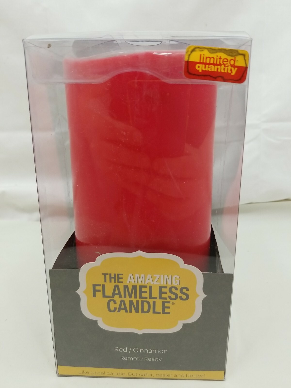 NEW LED Remote Controlled Kohl's The Amazing Flameless Candle Red