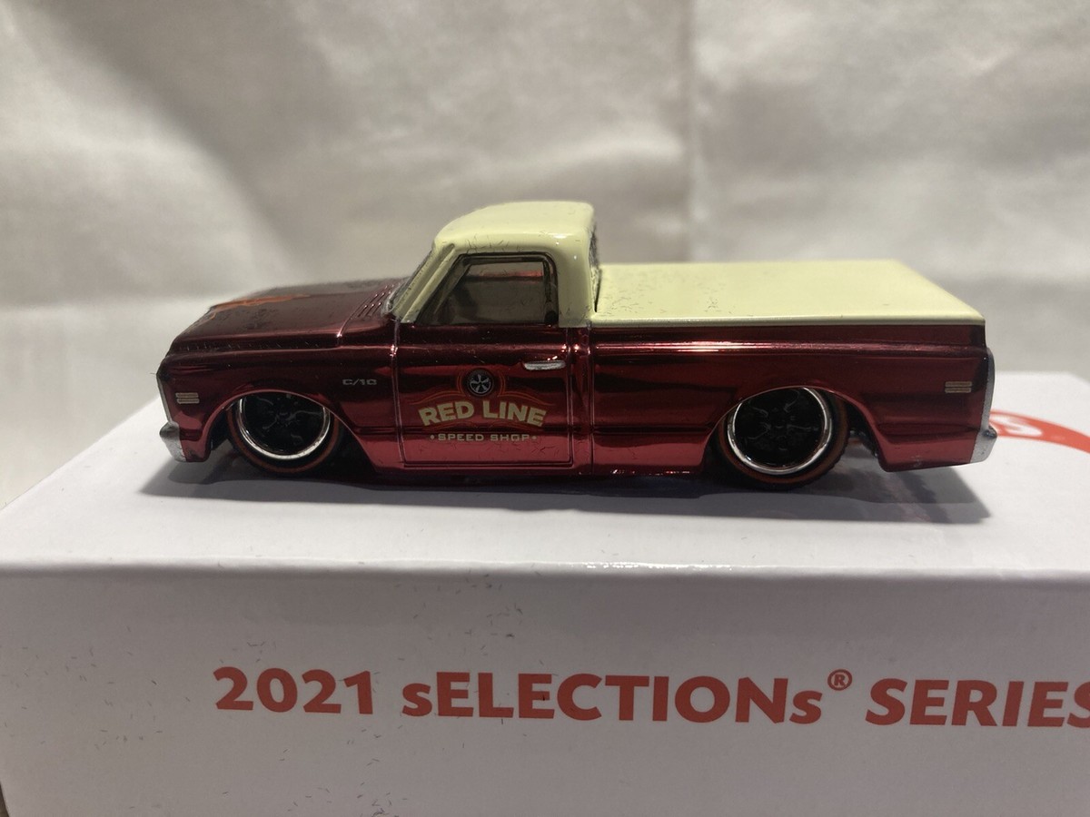 RLC Exclusive 1969 Chevy C-10 ミニカー Amazon.com: Hot Wheels 1969 Chevy C-10 Navy Blue Collectors