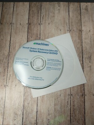 eMACHINES Microsoft Windows XP Media Center Edition 2005 System